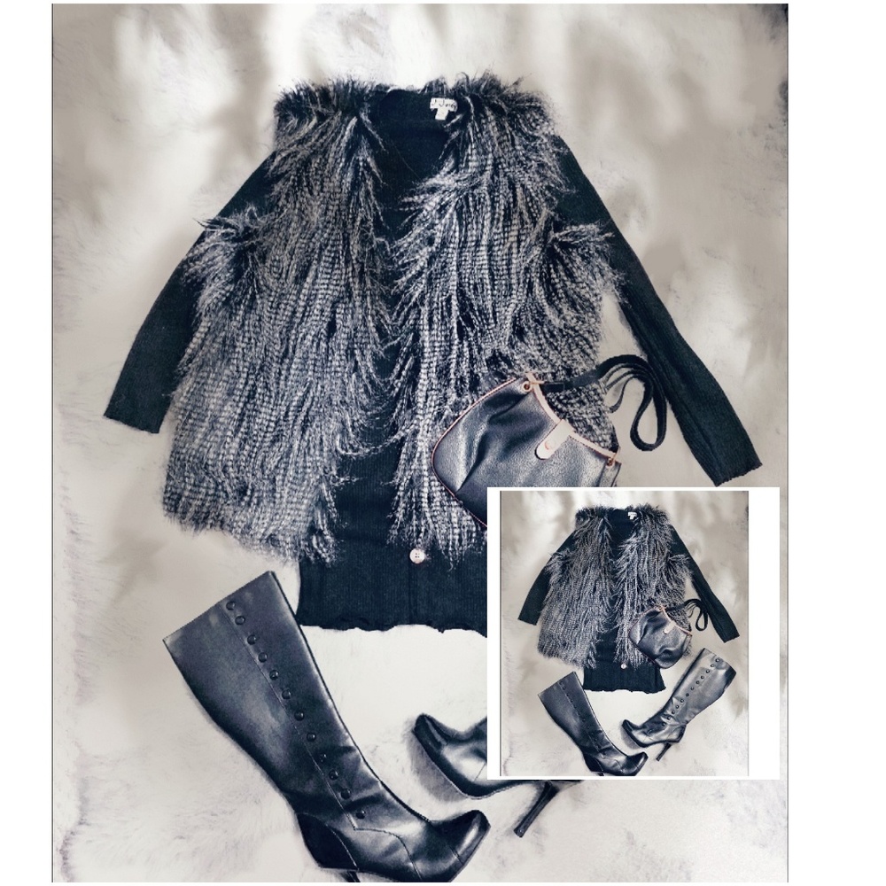 Cute faux fur vest